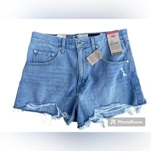 Levi SilverTab High-Waisted Mom Shorts